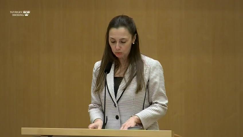 Stillbild från Debatt om förslag, Skatteförfarande och folkbokföring