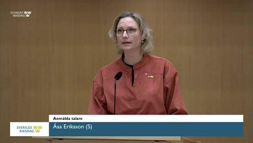 Stillbild från Debatt om förslag, Riksrevisionens rapport om Kommerskollegiums arbete mot handelshinder