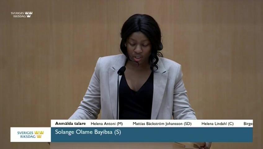 Stillbild från Debatt om förslag, 2020 års redogörelse för företag med statligt ägande