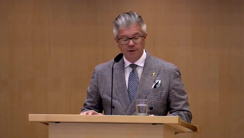 Stillbild från Debatt om förslag, Säkerhetspolitik