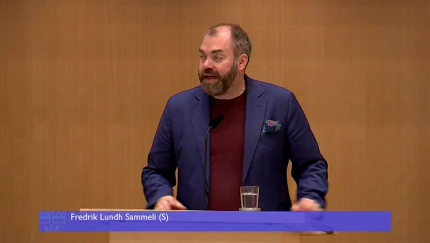 Stillbild från Debatt om förslag, Datalagring vid brottsbekämpning - anpassningar till EU-rätten