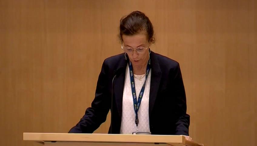 Stillbild från Debatt om förslag, Frågor om otillåten spridning av nationella prov och om att införa särskilda regleringar för idrottsgymnasier