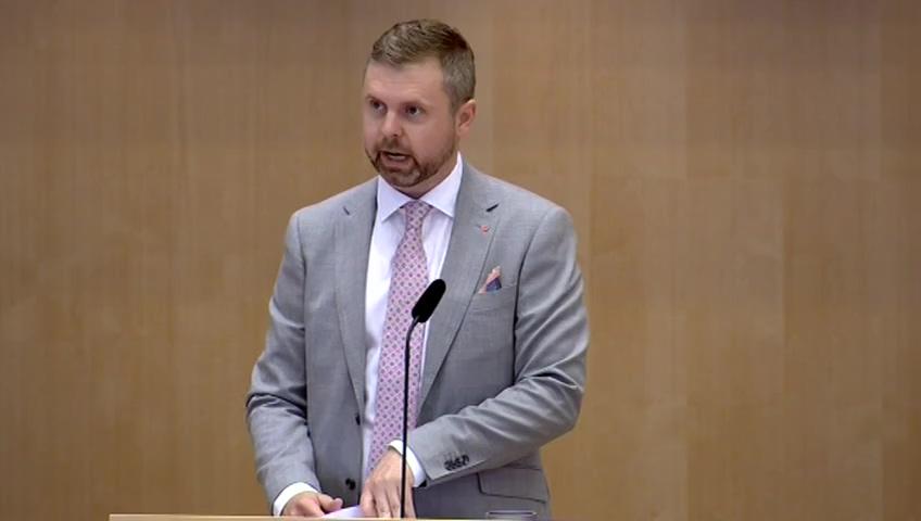 Stillbild från Debatt om förslag, Sjöfartsfrågor