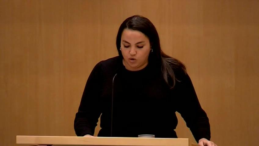 Stillbild från Debatt om förslag, Långsiktiga effekter av utökade valmöjligheter till gymnasieskolan