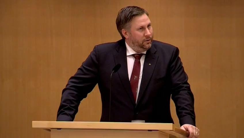 Stillbild från Debatt om förslag, Riksrevisionens rapport om Landsbygdsprogrammet 2014-2020