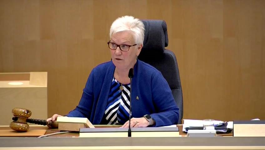 Stillbild från Debatt om förslag, Vissa inkomstskatteändringar