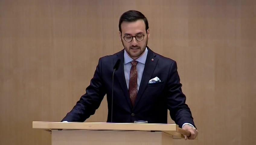 Stillbild från Debatt om förslag, Nya skatteregler för ägarskiften mellan närstående i fåmansföretag