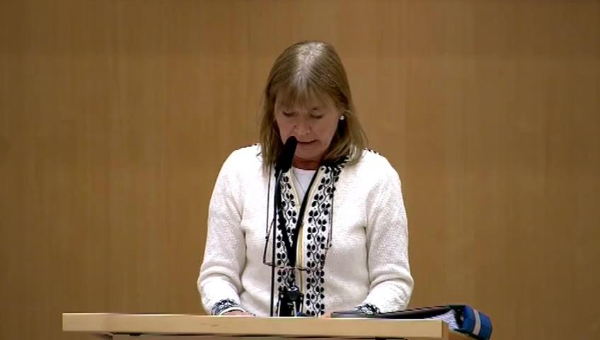 Stillbild från Debatt om förslag, Vattenvård