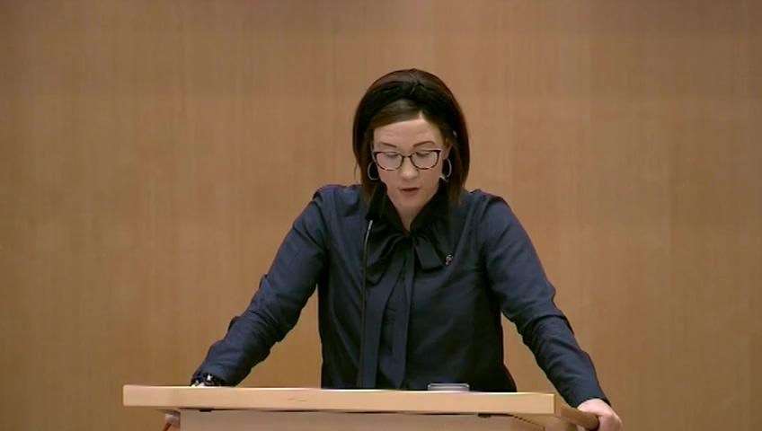 Stillbild från Debatt om förslag, Trafiksäkerhet