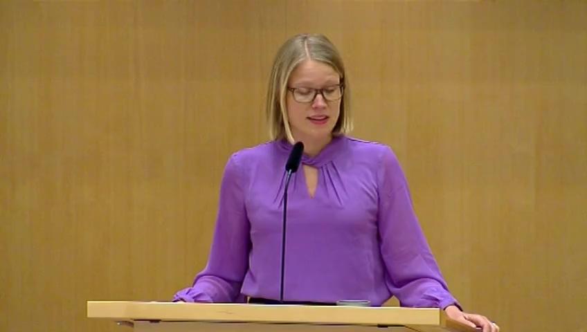 Stillbild från Debatt om förslag, Jakt och viltvård