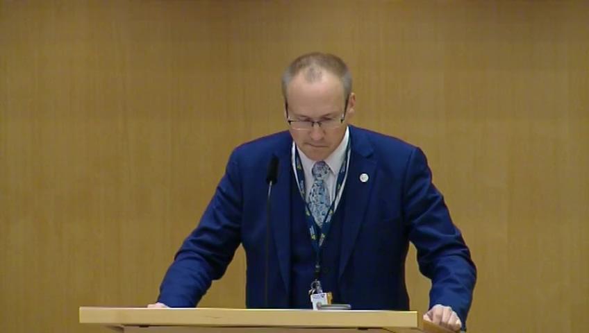 Stillbild från Debatt om förslag, Förbud mot erkännande av utländska barnäktenskap