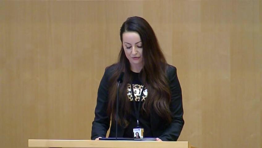 Stillbild från Debatt om förslag, Bastjänstgöring för läkare