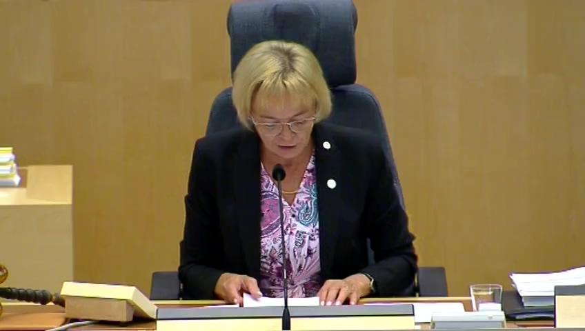 Stillbild från Debatt om förslag, Riksrevisionens rapport om avskaffandet av revisionsplikten för små aktiebolag