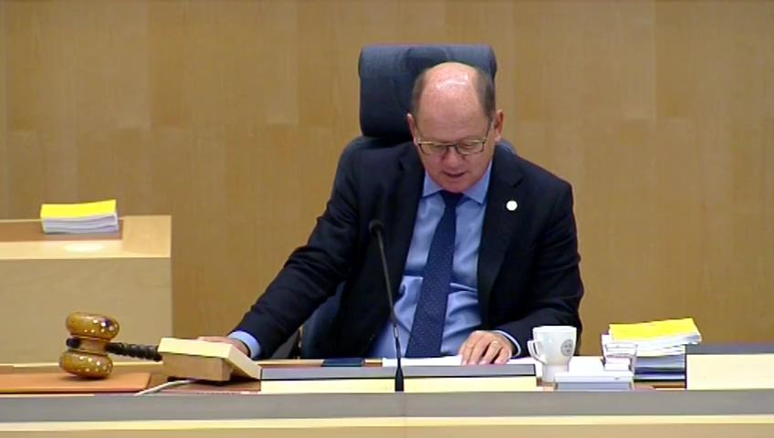 Stillbild från Debatt om förslag, Solidaritet vid kris i naturgasförsörjningen