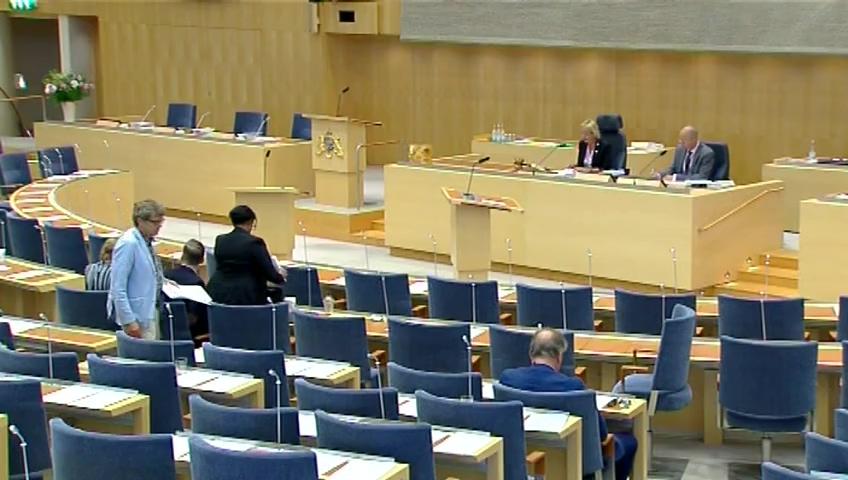 Stillbild från Debatt om förslag, Ett tydligare och enklare detaljplanekrav