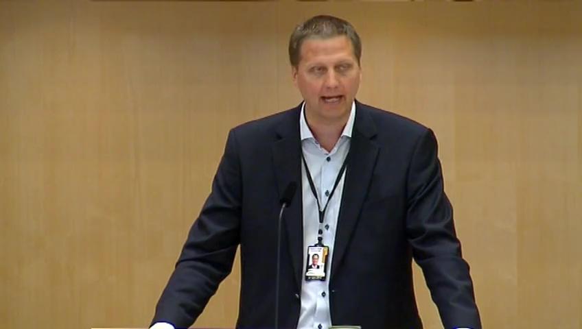 Stillbild från Debatt om förslag, En mer heltäckande terrorismlagstiftning