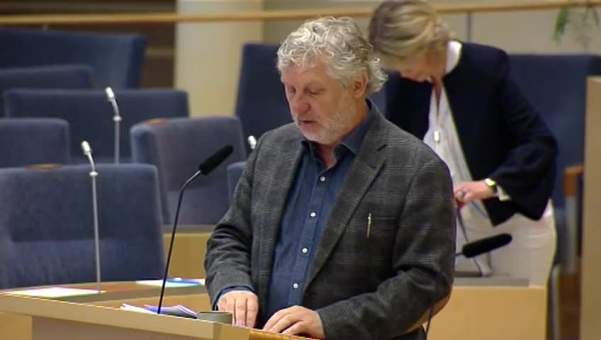 Stillbild från Interpellationsdebatt, Bostadssituationen i landets kommuner