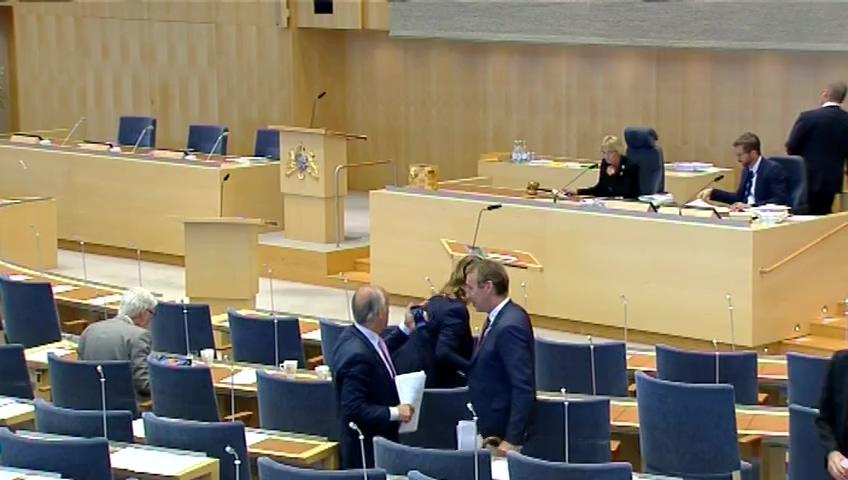 Stillbild från Debatt om förslag, En ny lag om företagshemligheter