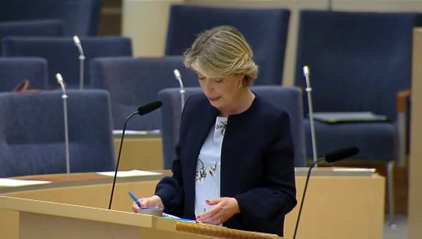 Stillbild från Interpellationsdebatt, Vårdköerna