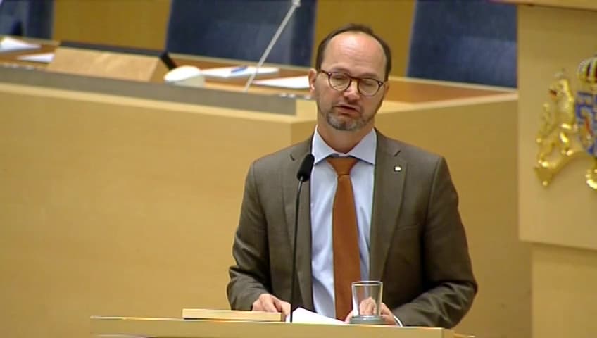 Stillbild från Interpellationsdebatt, Anslag för vägunderhåll