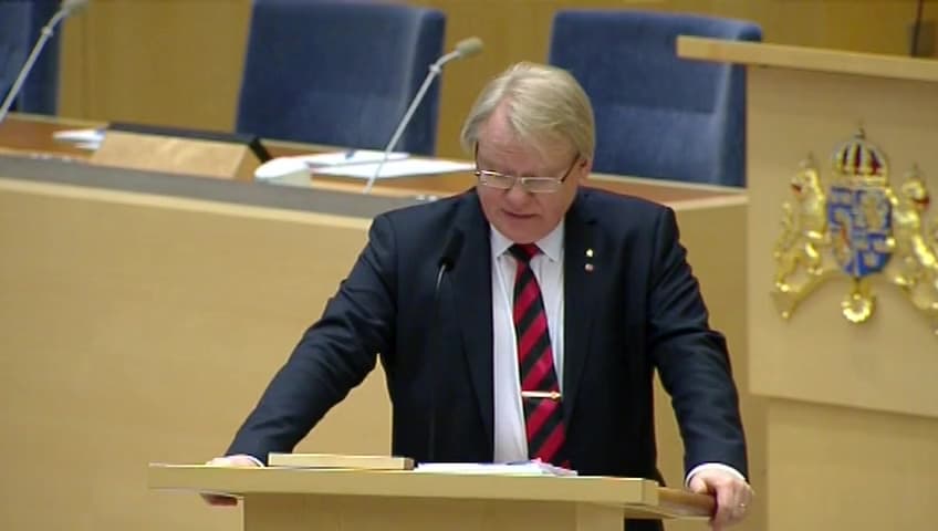 Stillbild från Interpellationsdebatt, Sjöräddningen