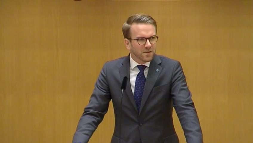 Stillbild från Aktuell debatt: Aktuell debatt om antisemitism i Sverige
