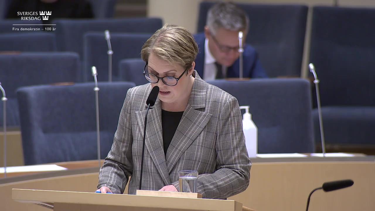 Stillbild från Interpellationsdebatt, Vision e-hälsa 2025