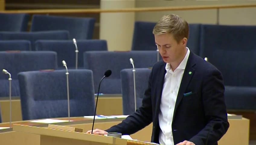 Stillbild från Interpellationsdebatt, Skolans betydelse för att förebygga våldsbejakande extremism