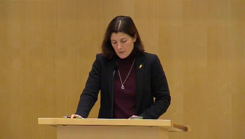 Stillbild från Debatt om förslag: Sveriges samlade politik för internationell civil och militär krishantering