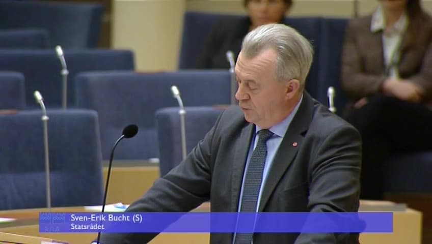 Stillbild från Interpellationsdebatt, Avmagringssjuka hos hjortdjur