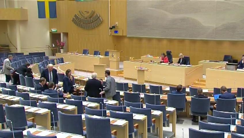 Stillbild från Debatt om förslag, Ändringar i konkurrenslagen