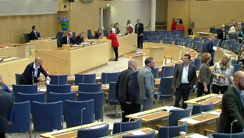 Stillbild från Interpellationsdebatt, Elfordonspremie