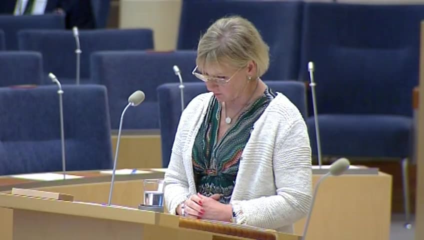 Stillbild från Interpellationsdebatt, Sveriges agerande i säkerhetsrådet i Västsaharafrågan