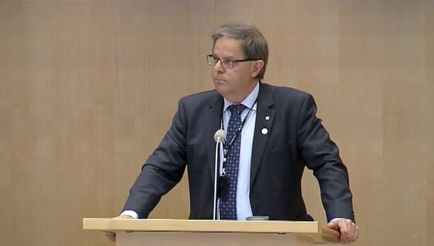 Stillbild från Debatt om förslag, Tullbrottsdatalag