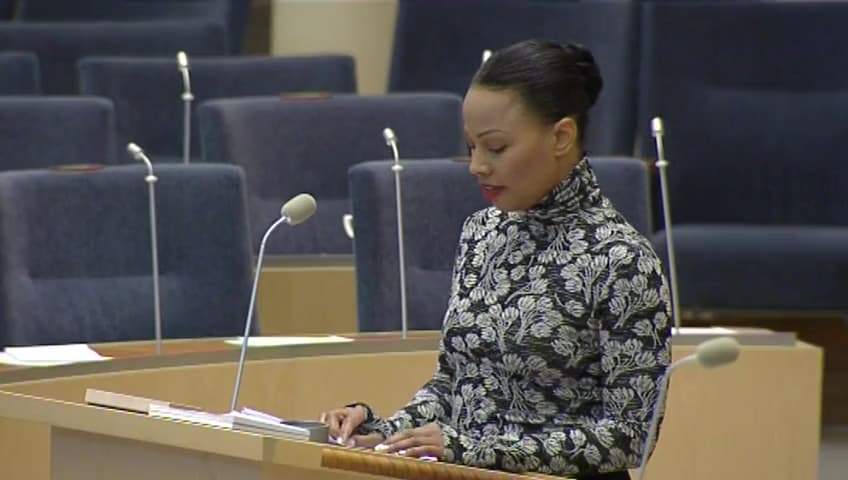 Stillbild från Interpellationsdebatt, Effekterna av fri entré-reformen