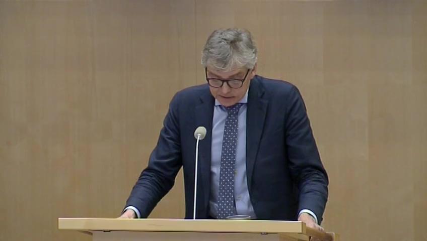 Stillbild från Debatt om förslag, Utvidgad skattebefrielse för egenproducerad förnybar el