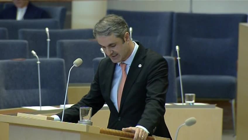 Stillbild från Interpellationsdebatt, Framtiden för svensk biogas