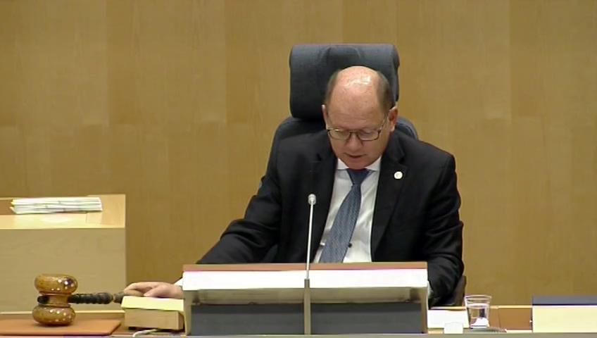 Stillbild från Debatt om förslag, Bemyndigande om avfallsförebyggande åtgärder och sanktioner avseende otillåten insamling av elavfall