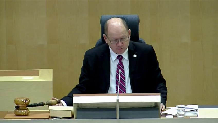 Stillbild från Debatt om förslag, Ombud vid stämma i kollektiva förvaltningsorganisationer