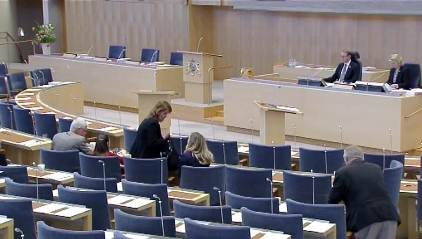 Stillbild från Debatt om förslag, Kompetenskrav vid vissa fordonskontroller