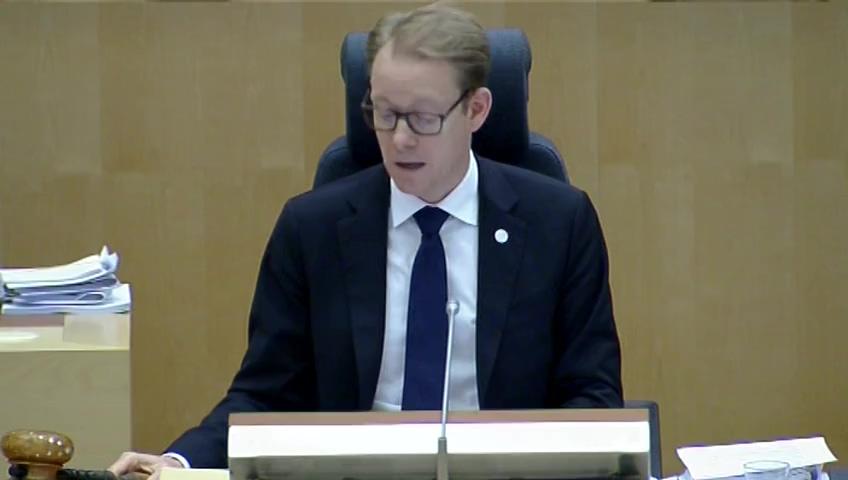 Stillbild från Debatt om förslag, Ytterligare åtgärder för att genomföra EU-direktiv om mänskliga vävnader och celler