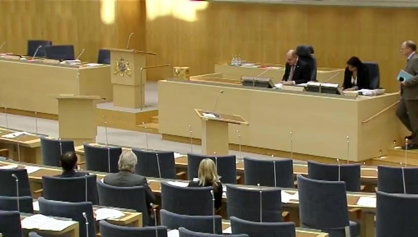 Stillbild från Debatt om förslag, Funktionskrav på elmätare