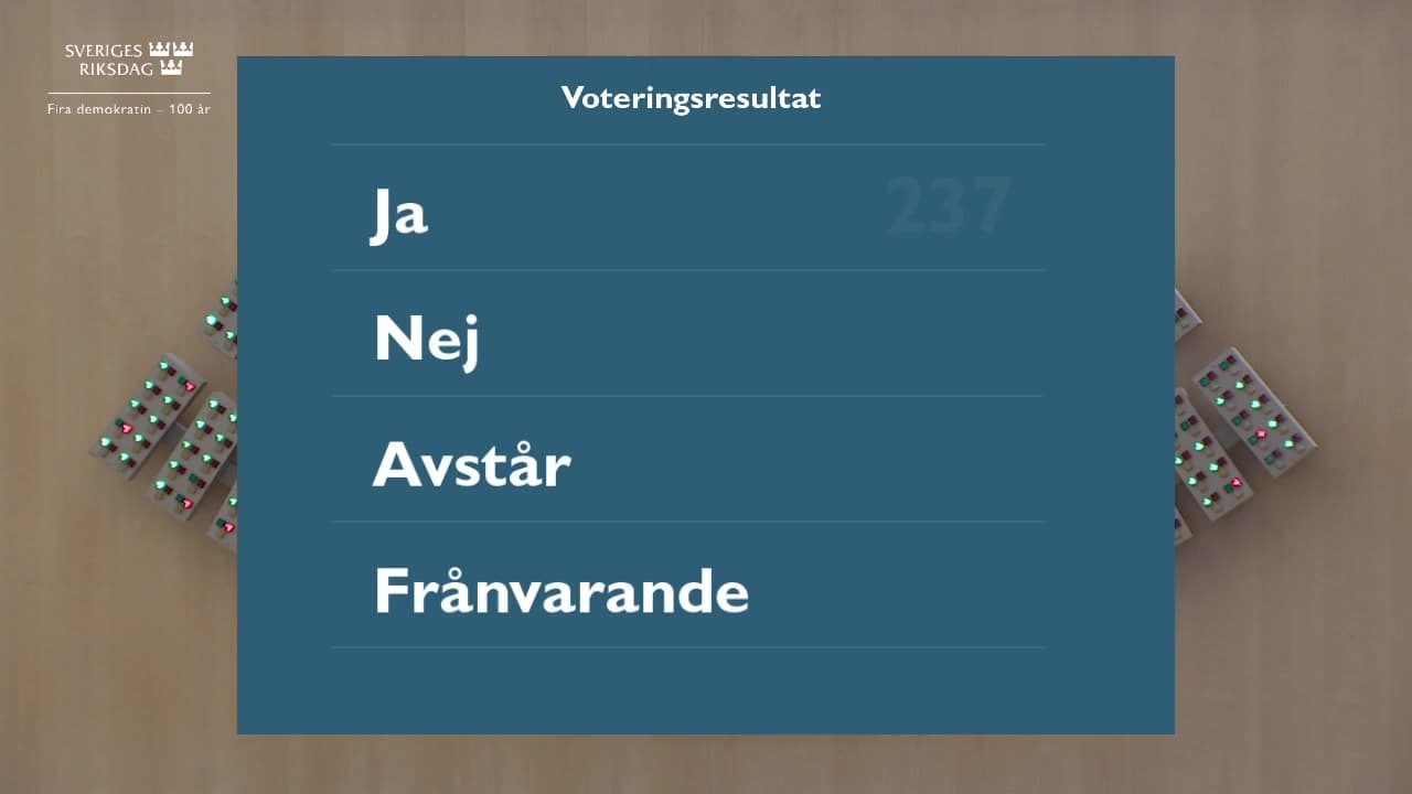 Stillbild från Beslut, Beslut