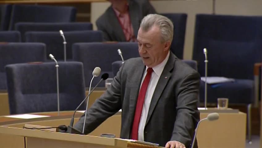 Stillbild från Interpellationsdebatt, Artskyddsförordningen