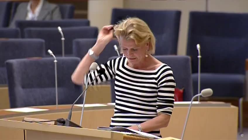 Stillbild från Interpellationsdebatt, Signalpolitik inom LSS