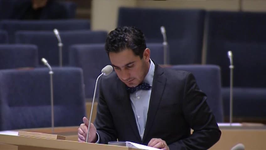 Stillbild från Interpellationsdebatt, Umeå som regionhuvudstad