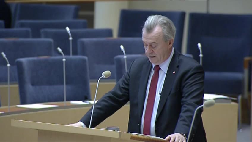 Stillbild från Interpellationsdebatt, Livet på landsbygden