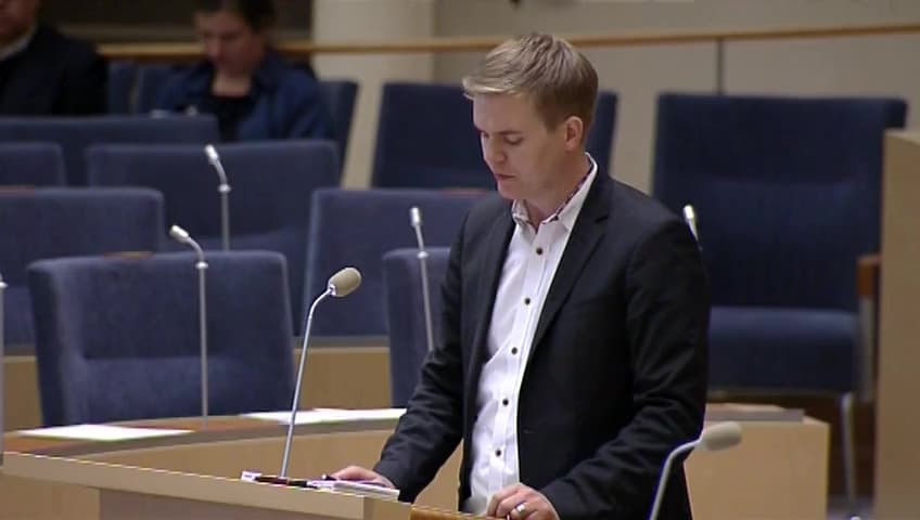 Stillbild från Interpellationsdebatt, Alla elevers rätt till en trygg skolmiljö