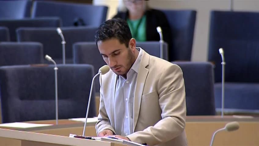 Stillbild från Interpellationsdebatt, Skatteutjämningen