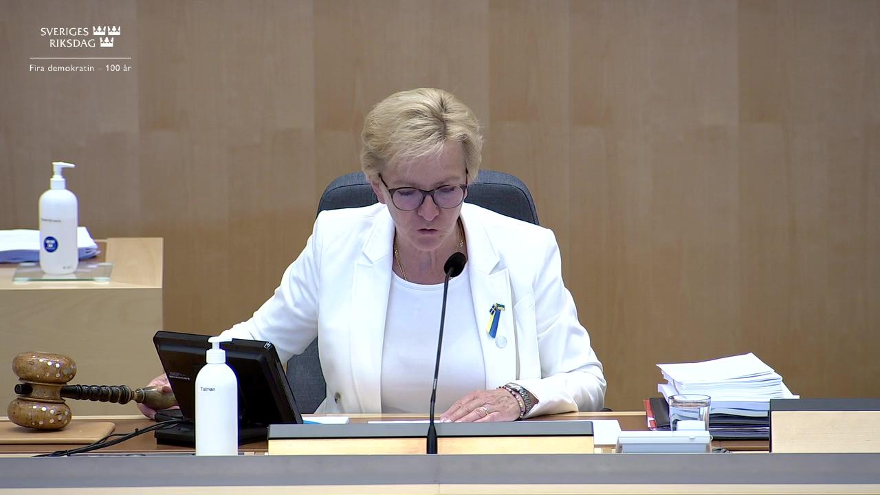 Stillbild från Debatt om förslag, Kompletteringar till EU:s nya gräns- och kustbevakningsförordning och förtydliganden i regler om unga lagöverträdare